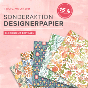 Read more about the article Sonderaktion Designerpapier, zugreifen und sparen