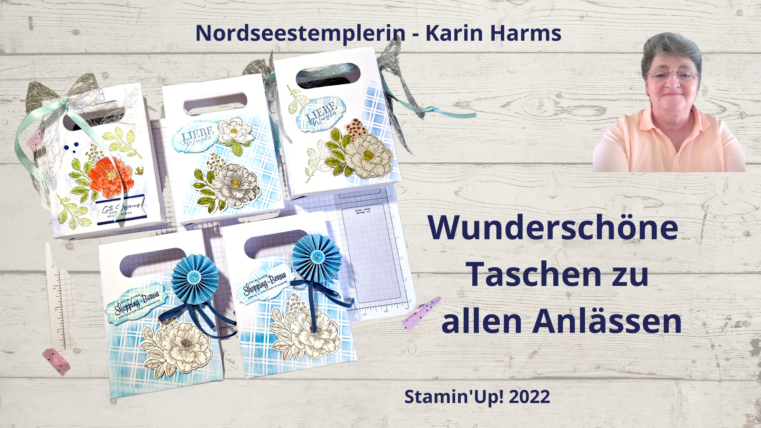 You are currently viewing Eine Shopping – Bonus Tasche mit dem Produktpaket „ Landhausrosen“ Teil 5. Stampin’Up!