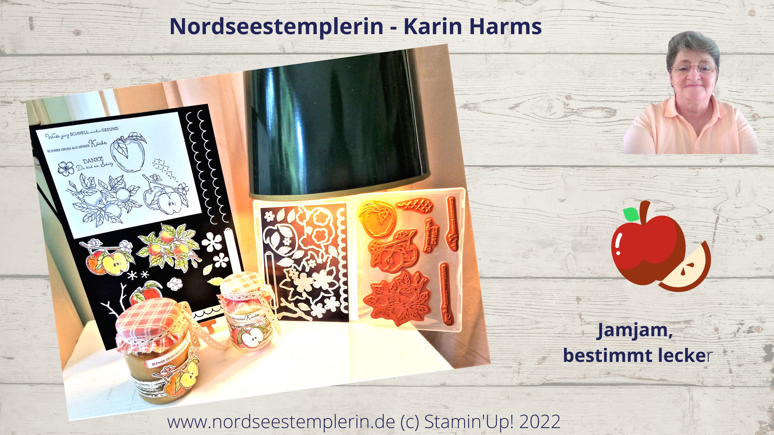 You are currently viewing Ein kleines Geschenk mit dem Produktpakete “ Apfelernt “ – ein Produktpaket – 4 Ideen – Stampin’Up!