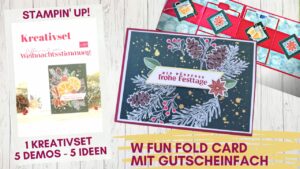 Read more about the article W Fun Fold Card in Querformat – Kreativset “ In Weihnachtsstimmung “ – Stampin’Up!