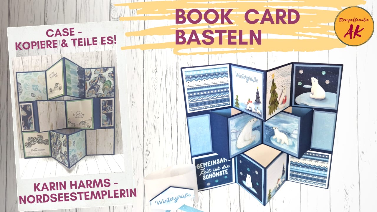 You are currently viewing Anleitung – Book Card basteln – Stampin’Up! – mit Produktreihe ,,Bärenstarke Weihnachten“