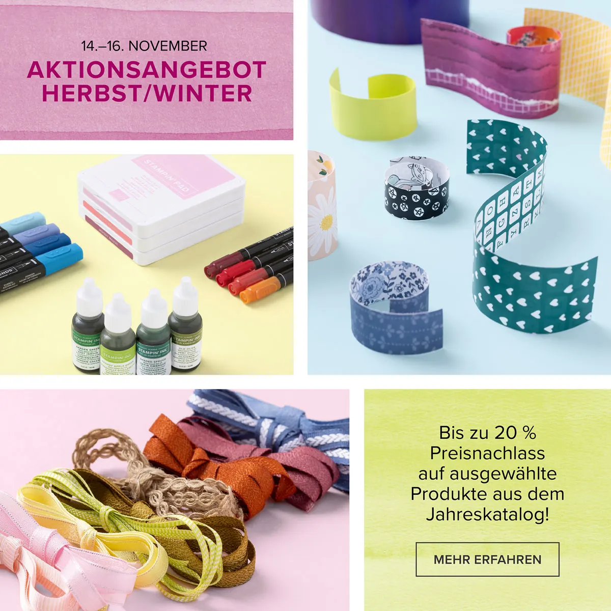 You are currently viewing 14.-16.November Aktionsangebot Herbst/Winter